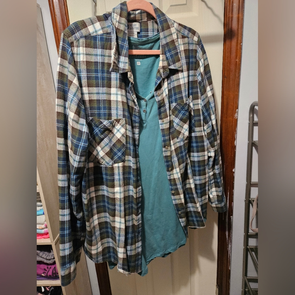 Plaid Flannel Jacket for Men